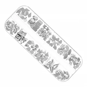 Стразы Housoutil для ногтей, плоские, разных форм, маленькие подвески для маникюра, стеклянные камни для рукоделия, бриллианты для ногтей для DIY маникюра - Фото 1