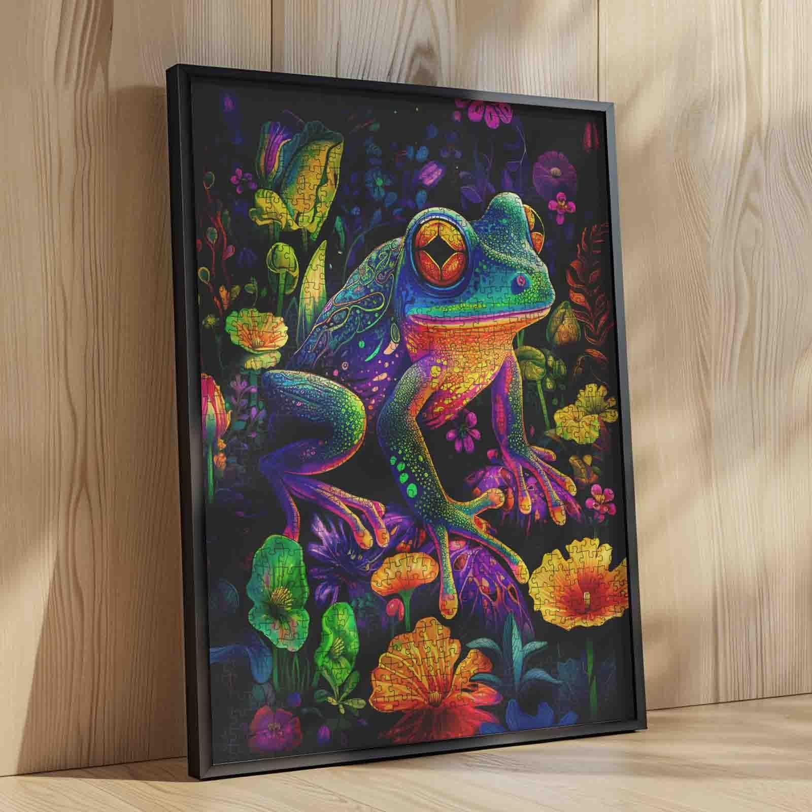 Пазл Tucocoo Funny Animals Colorful Frog 1000 элементов 70 x 50 см, фото №4