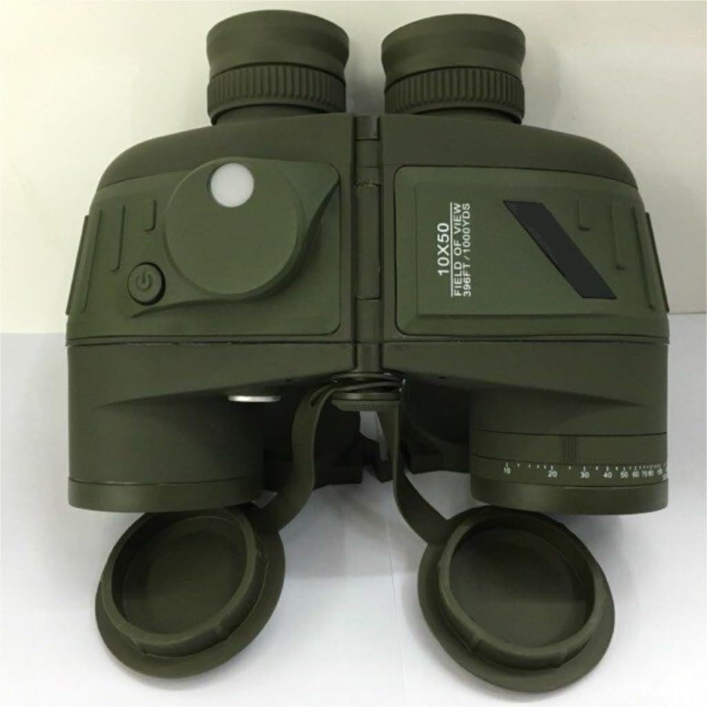 Бінокль Teleskop 10*50 Fernglas Водонепроникний З компасом Низькосвітловий, фото №4