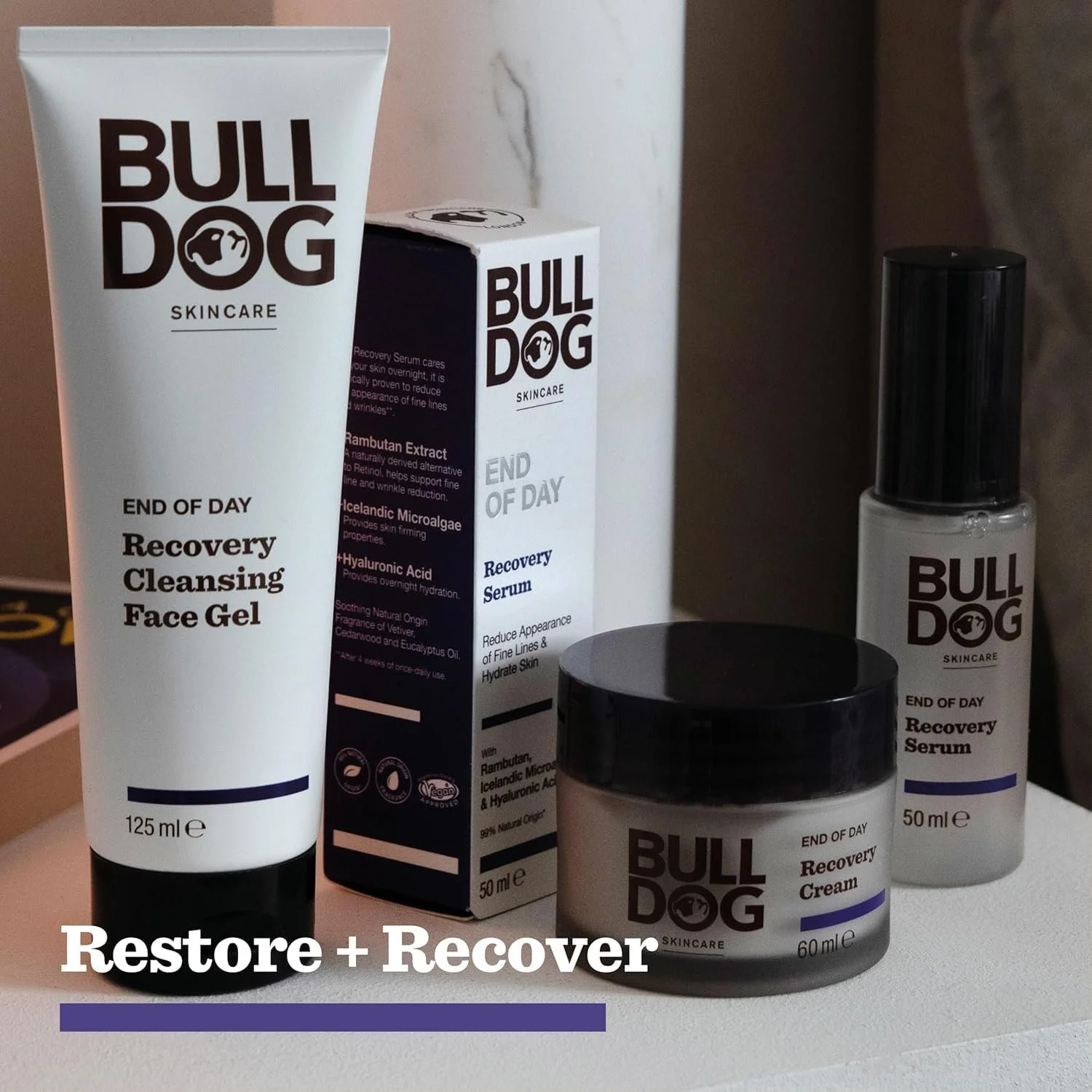 Гель для вмивання Bulldog Skincare End Of Day Recovery Cleansing Gel для чоловіків 125 мл (3 шт. в упаковці), фото №5 Гель для вмивання Bulldog Skincare End Of Day Recovery Cleansing Gel для чоловіків 125 мл (3 шт. в упаковці), фото №5
