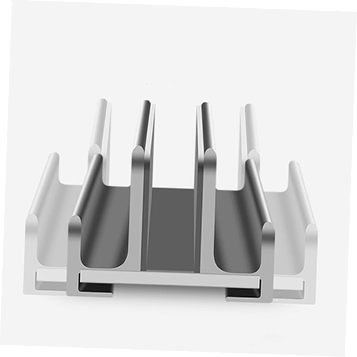 Регулируемая подставка для планшета/ноутбука из алюминиевого сплава, многофункциональная портативная вертикальная подставка с нескользящим силиконом, стабильный настольный органайзер для разных устройств, фото №8