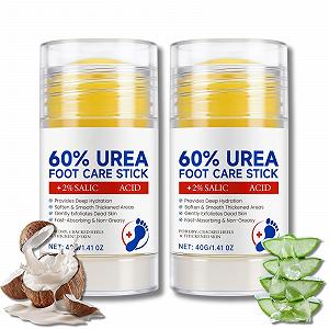 Бальзам-стік для ніг з сечовиною Urea Fußbalsam Stick 60% з саліциловою кислотою для сухої шкіри 2 шт. по 40 г - Фото 1