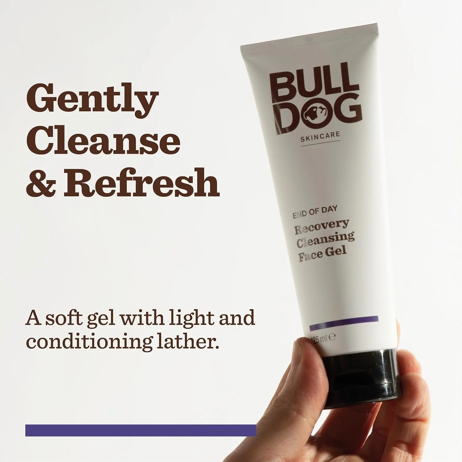 Гель для вмивання Bulldog Skincare End Of Day Recovery Cleansing Gel для чоловіків 125 мл (3 шт. в упаковці), фото №2 Гель для вмивання Bulldog Skincare End Of Day Recovery Cleansing Gel для чоловіків 125 мл (3 шт. в упаковці), фото №2