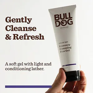 Гель для умывания Bulldog Skincare End Of Day Recovery Cleansing Gel для мужчин 125 мл (3 шт. в упаковке) synthetic.ua - Фото 1