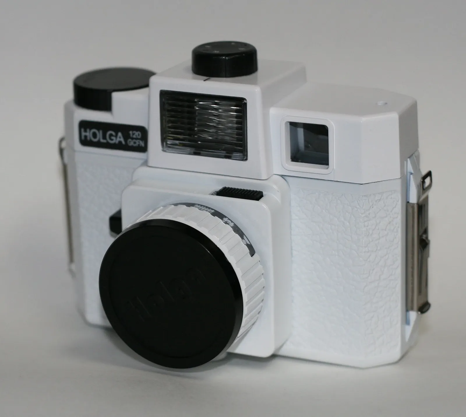 Фотокамера Holga 120 Glass Lens з кольоровим спалахом Біла, фото №1