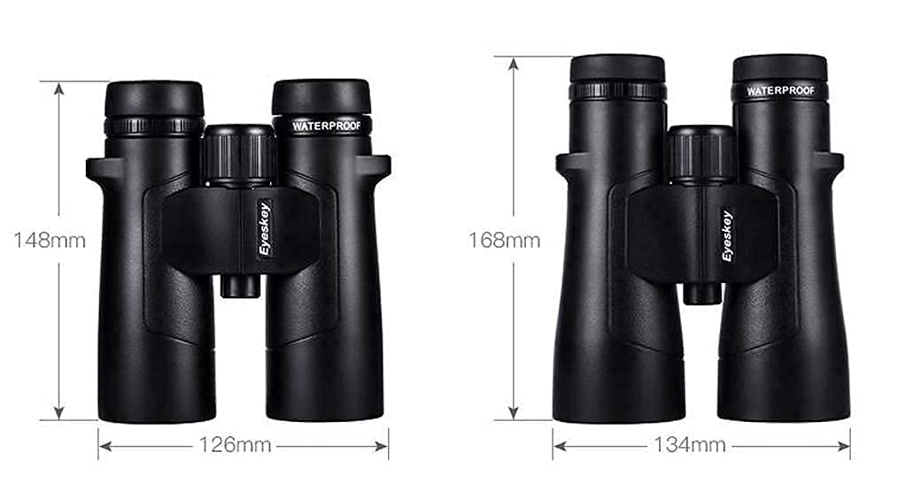 Бінокль DERBUT Professional 10x42 | 50 HD з низьким рівнем світла, нічним баченням, водонепроникний, з великим окуляром, водонепроникний, пряма Ed лінза, фото №6