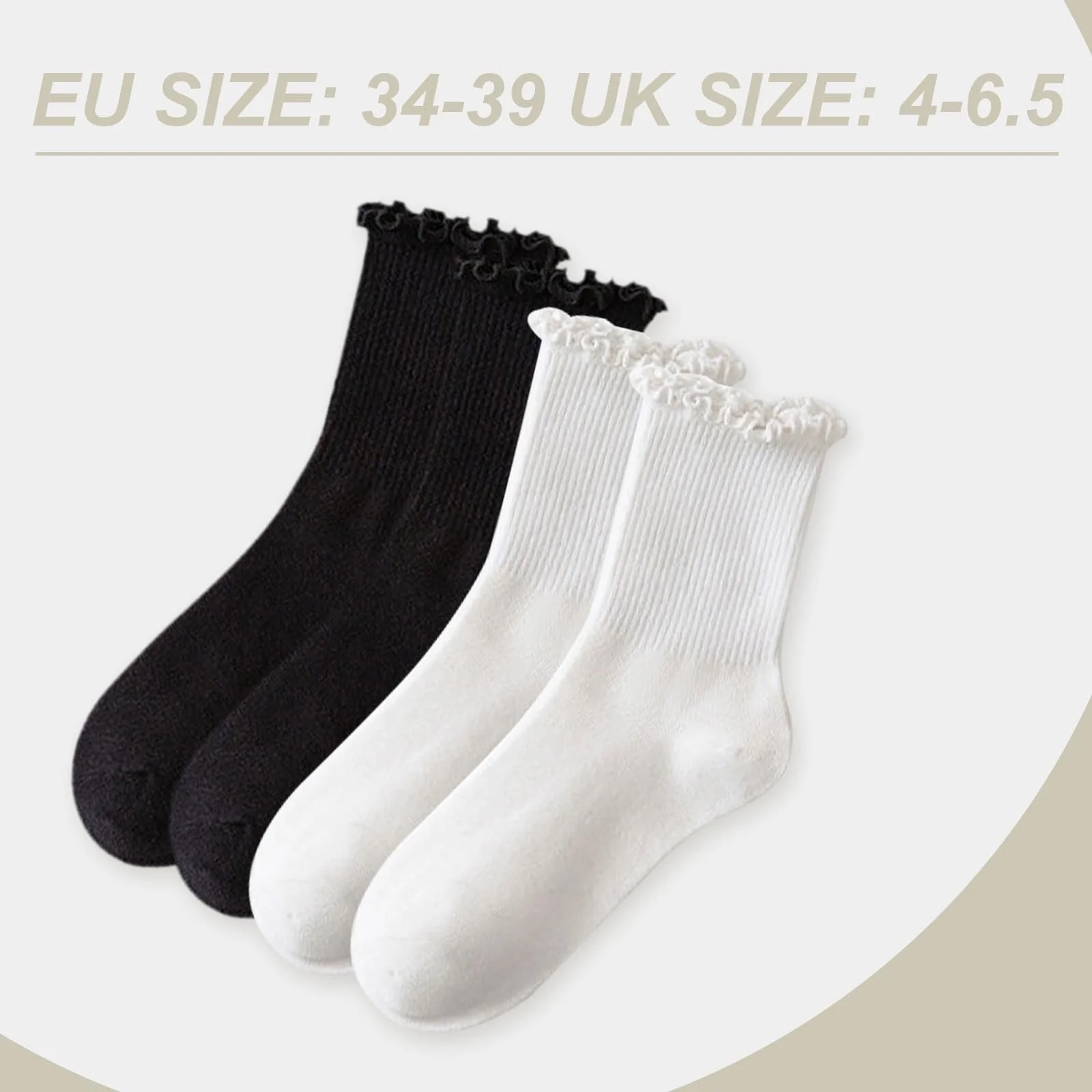 Шкарпетки з рюшами жіночі 8 пар, фото №2