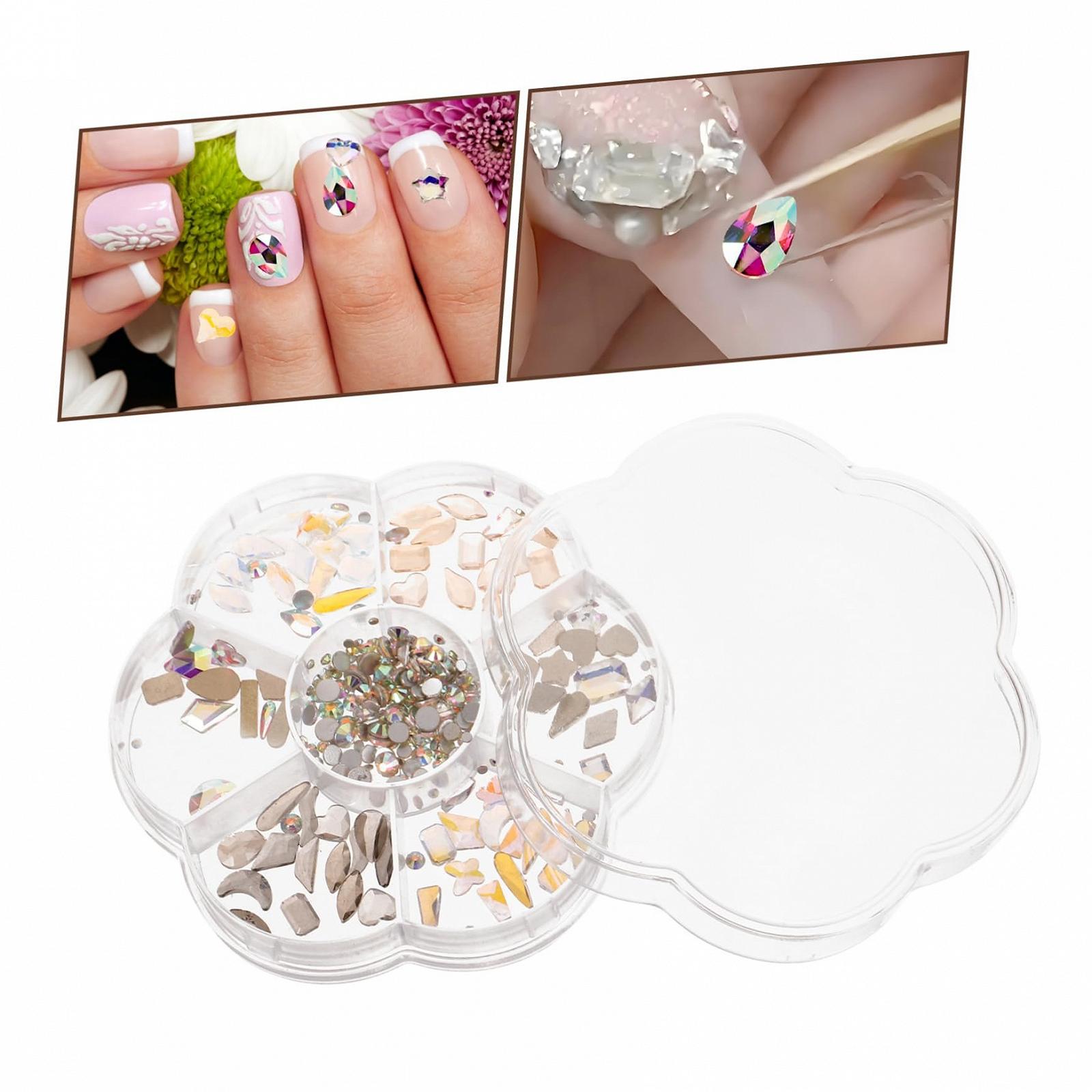 Украшения для маникюра со стразами 7 шт., фото №8