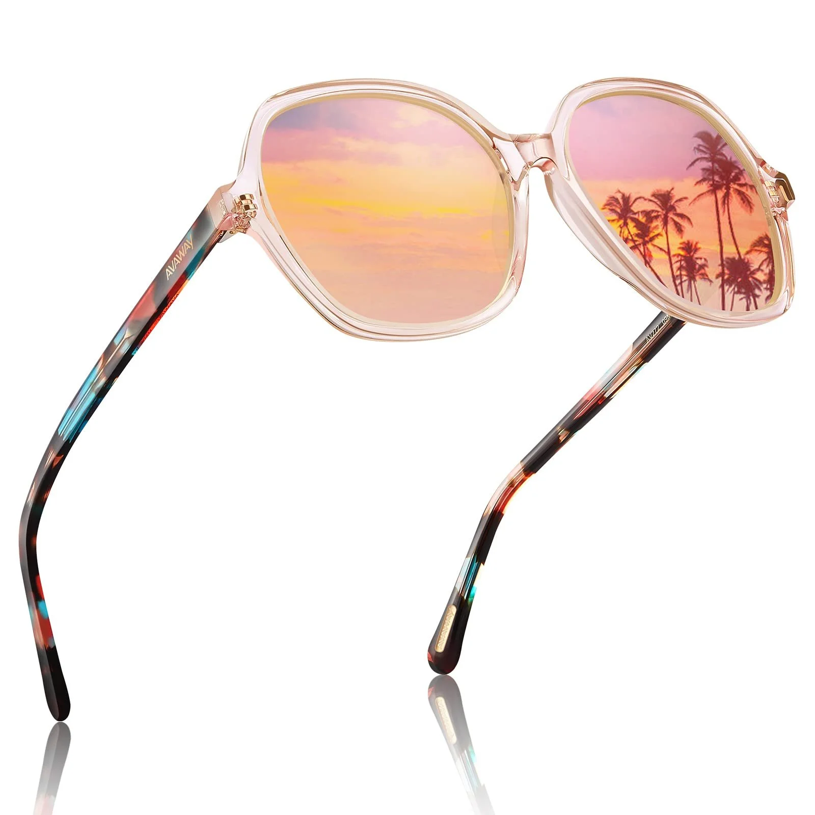 Великі Модні Поляризовані Сонцезахисні Окуляри AVAWAY для Жінок, Ацетатна Оправа, Великий Розмір, UV 400 Захист, фото №1 Великі Модні Поляризовані Сонцезахисні Окуляри AVAWAY для Жінок, Ацетатна Оправа, Великий Розмір, UV 400 Захист, фото №1