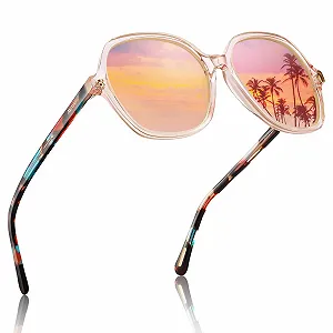 Большие Модные Поляризованные Солнцезащитные Очки AVAWAY для Женщин, Ацетатная Оправа, Большой Размер, UV 400 - Фото 1