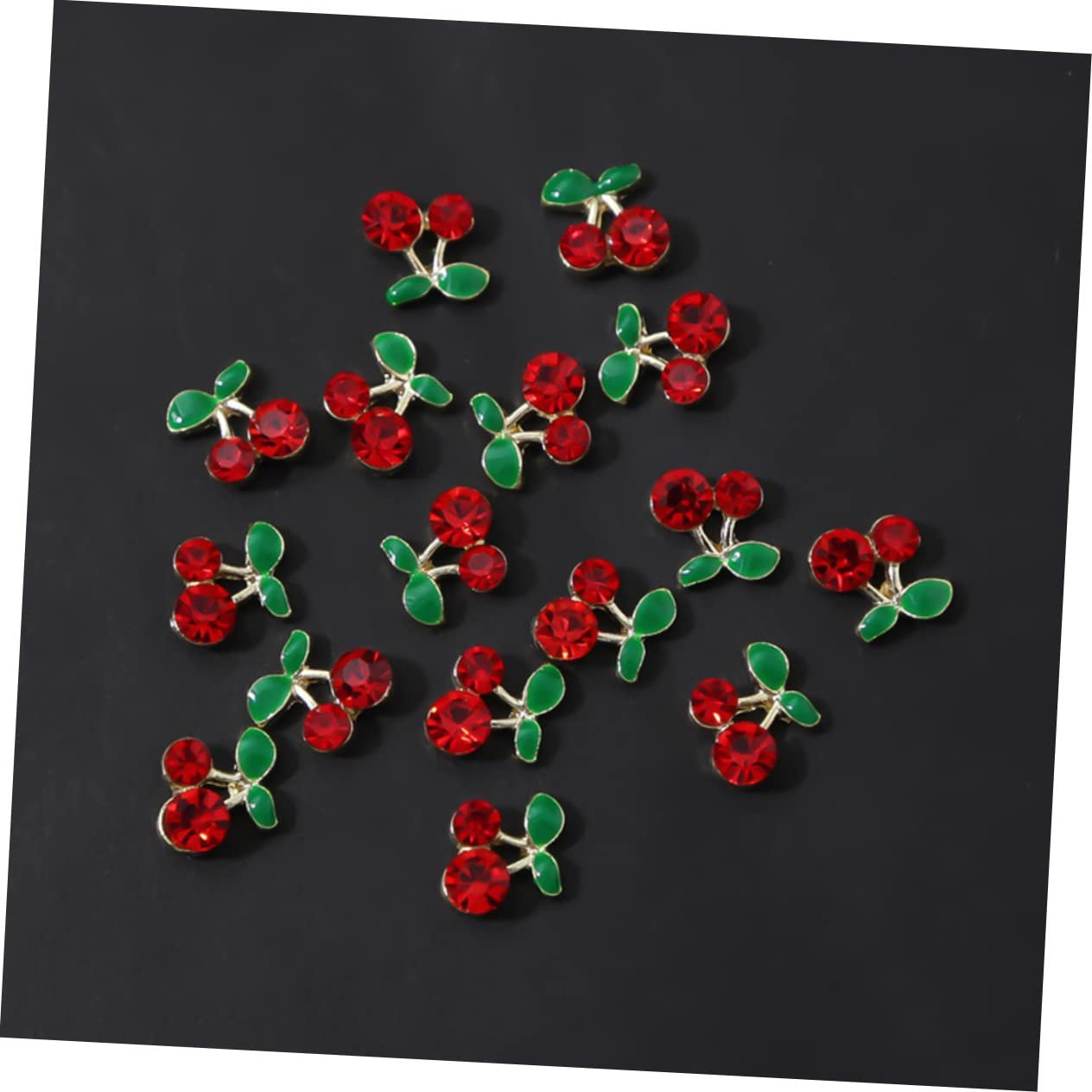 Украшение для ногтей Вишня POPETPOP Рождественская 160 шт., ювелирные изделия для ногтей с вишнями, 3D стразы, кристаллы для ногтей в форме фруктов, заклепки со стразами, кусочки, сплав для ногтей неправильной формы, фото №2 Украшение для ногтей Вишня POPETPOP Рождественская 160 шт., ювелирные изделия для ногтей с вишнями, 3D стразы, кристаллы для ногтей в форме фруктов, заклепки со стразами, кусочки, сплав для ногтей неправильной формы, фото №2