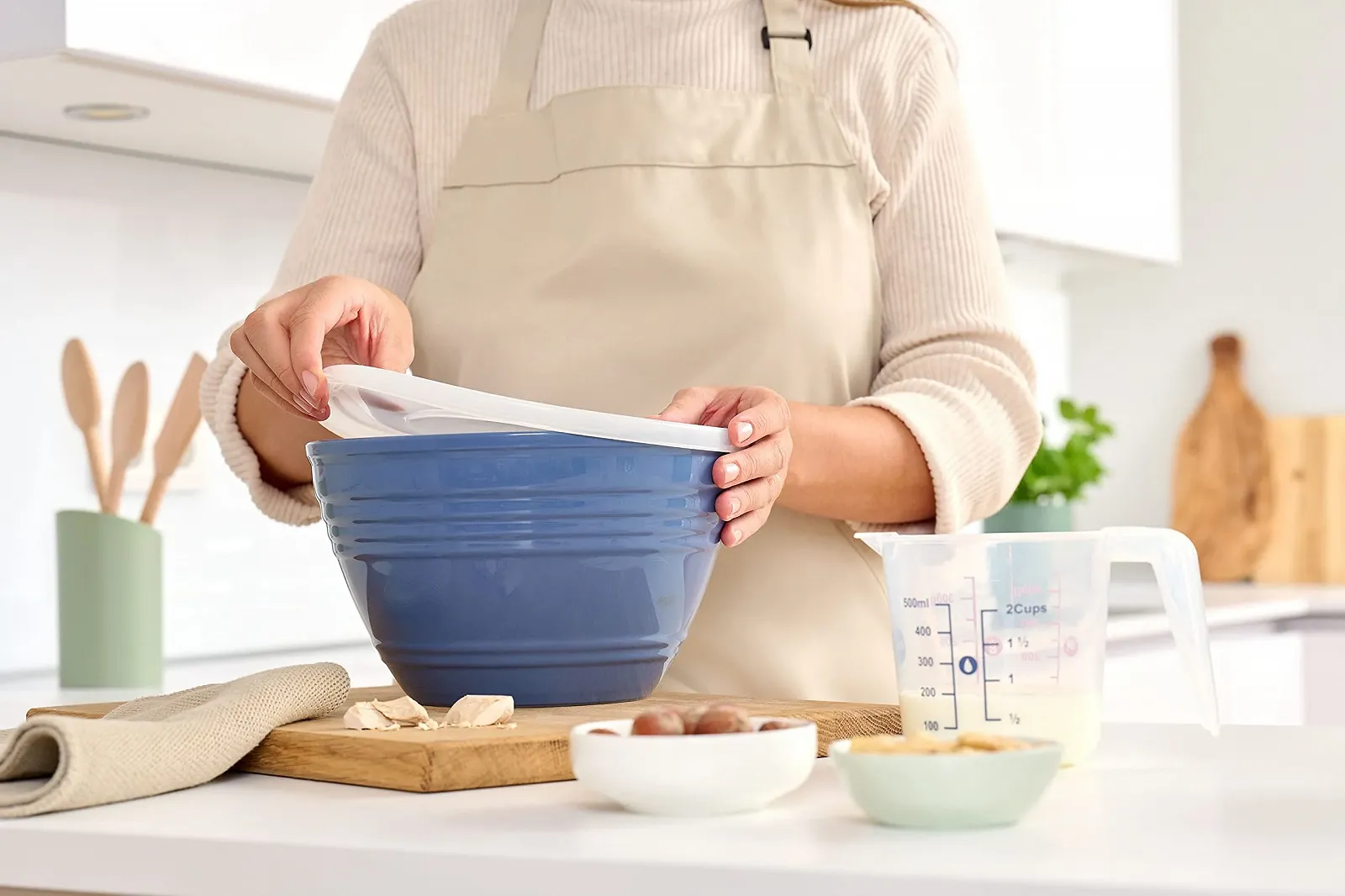 Миска для смешивания Emsa Prep&Bake K32541 пластиковая 4.15 л с крышкой, фото №7