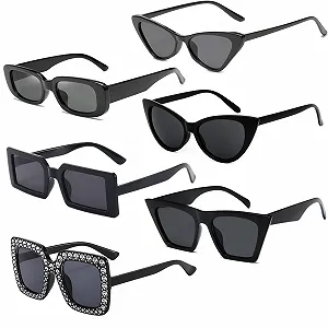 Купить Набор солнцезащитных очков FSMILING Ретро Женские Винтажные 4/6/10 пар - Фото 1 Набор солнцезащитных очков FSMILING Ретро Женские Винтажные 4/6/10 пар - Фото 1