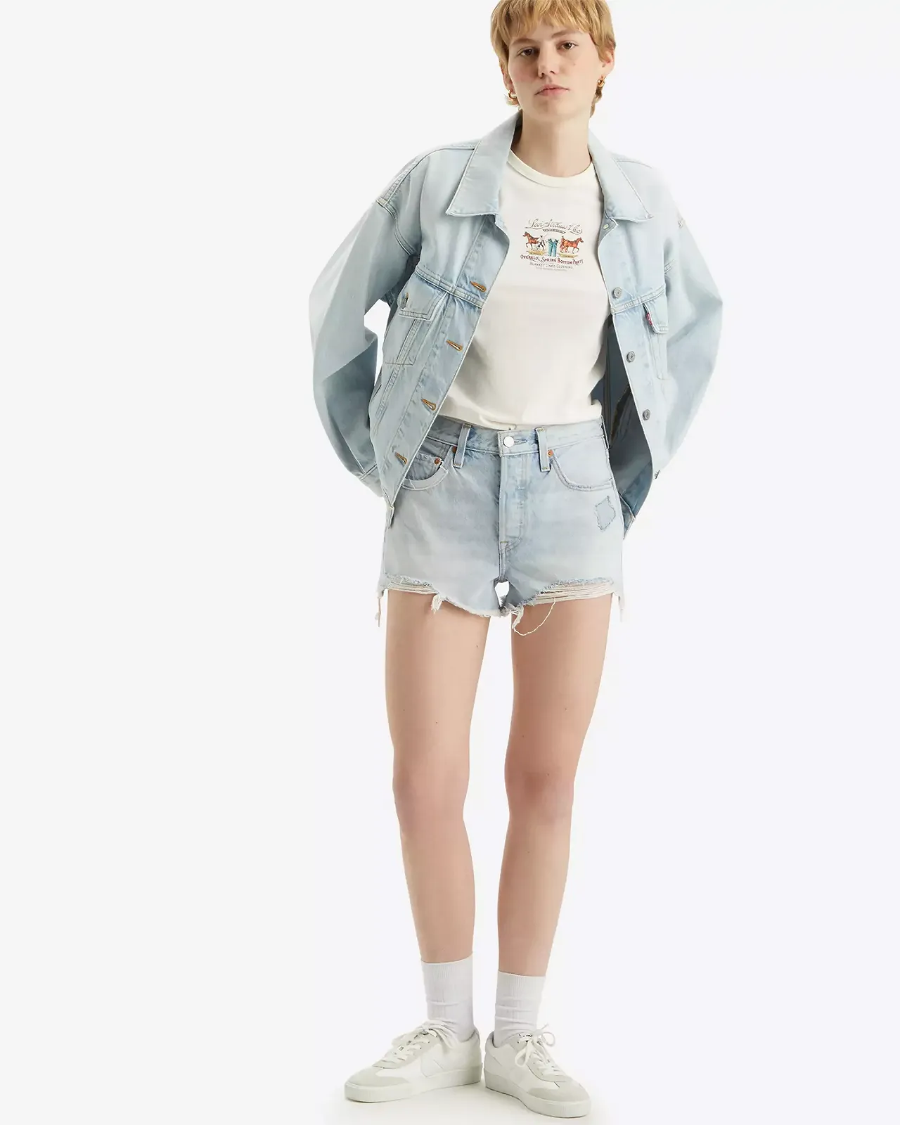 Жіночі шорти Levis - 501 Original Short Feeling Cheeky Short - Womens - 30, фото №1