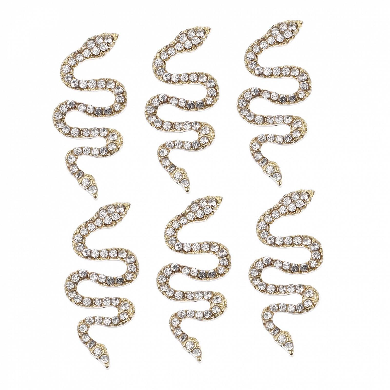 Прикраси для нігтів (6 шт. в упаковці) з цинкового сплаву, фото №1