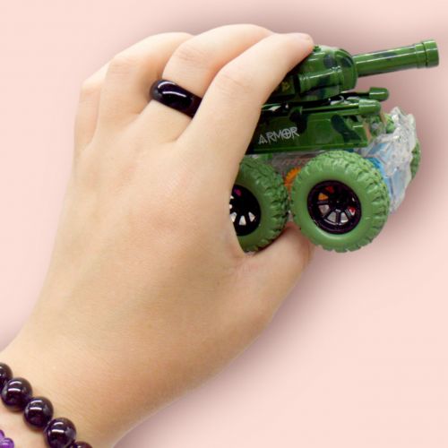 Танк инерционный со стрелами зеленый [tsi242445-TSI], фото №2