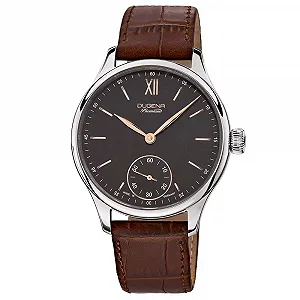 Механические часы мужские Dugena Epsilon 10 7000117, Черный / Коричневый, Ремешок. - Фото 1