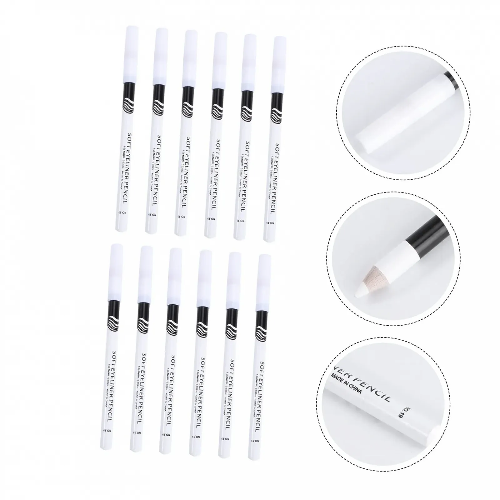 Олівець для очей FRCOLOR Білий, фото №5