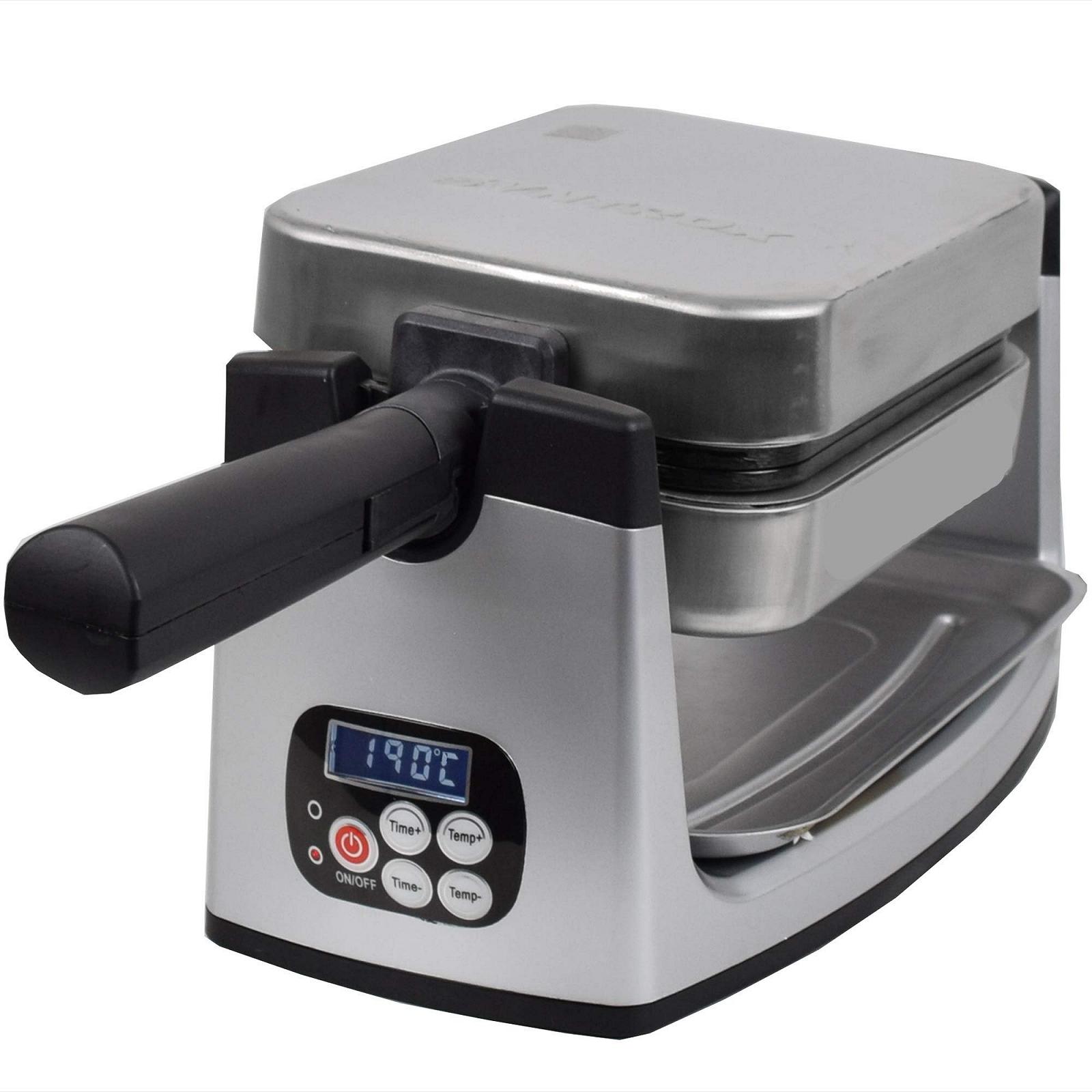 Вафельница Syntrox Germany Chef Maker 200 Degree rotatable Digital из нержавеющей стали, фото №7