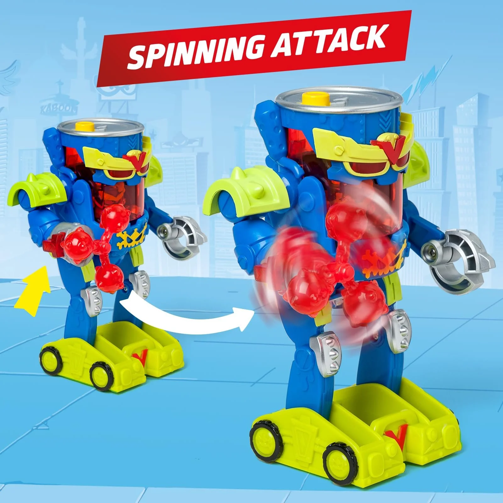 Робот Superthings Kazoom Power Ultra Striker Mr. King, фото №7