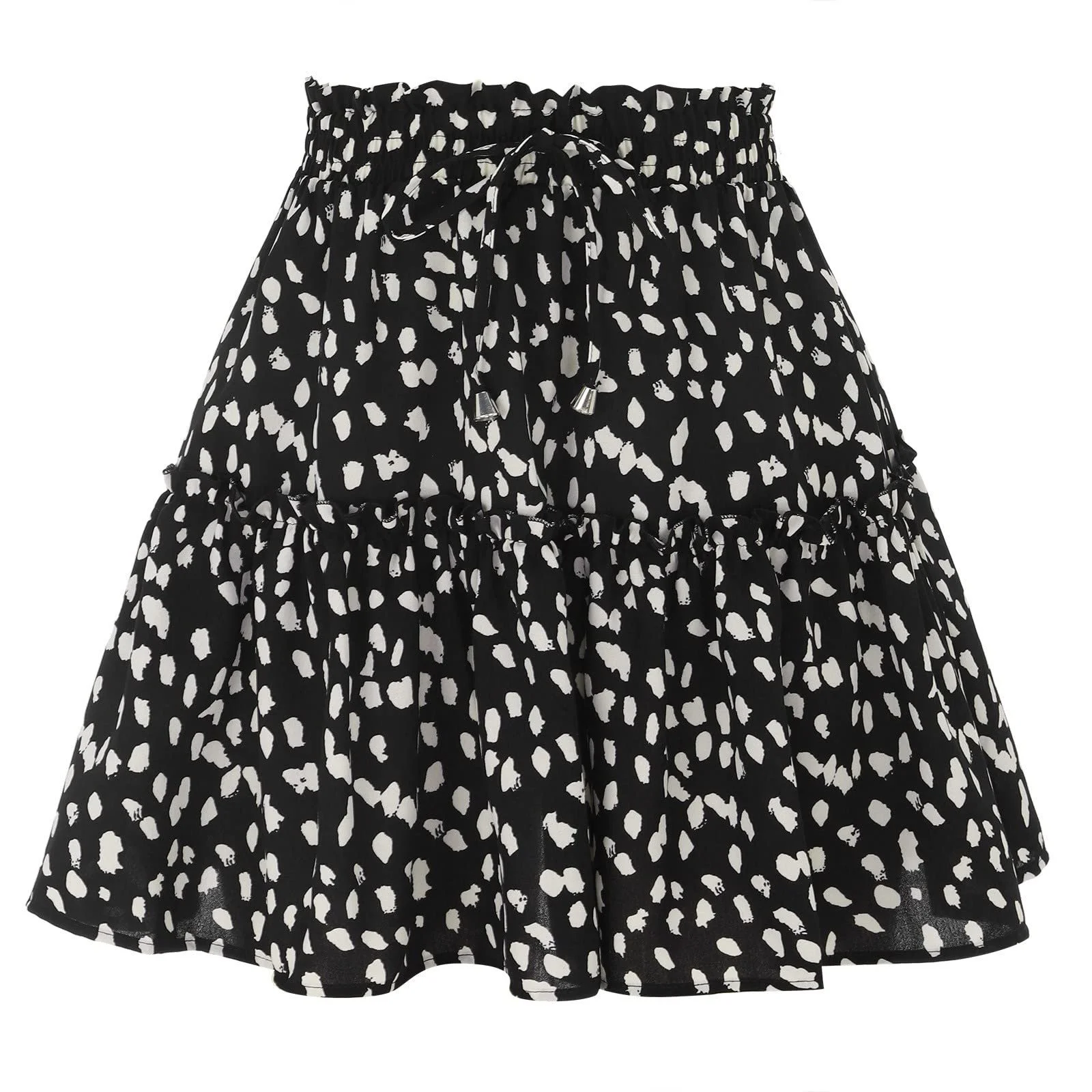 Літня міні-спідниця в стилі ретро, повсякденна, фото №4