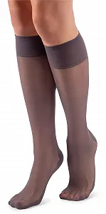 Шкарпетки до коліна NOQ для жіночого масажу ніг, прозорі synthetic.ua - Фото 1