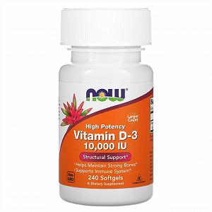 VIT D-3 10,000 IU 240 sgels