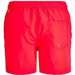 Шорти для плавання JJIBALI JJSWIMSHORTS AKM SOLID STS 12183741 Flame Scarlet Jack&Jones Червоний M synthetic.ua - Фото 1
