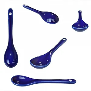 Ложка фарфоровая 8 цветов керамическая synthetic.ua - Фото 1