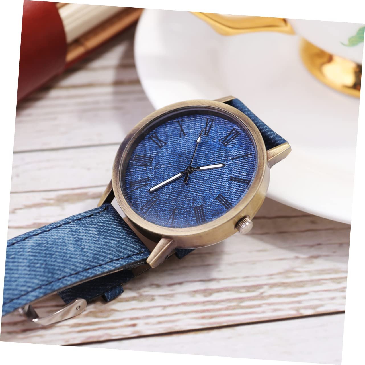 Часы OATIPHO женские наручные, розовое золото, белые, фото №8 Часы OATIPHO женские наручные, розовое золото, белые, фото №8