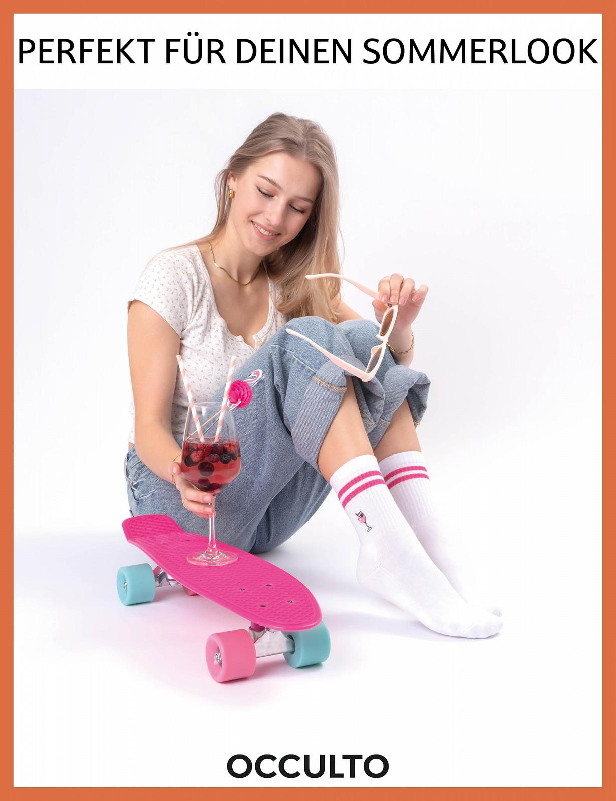 Теннисные носки Occulto Summer в полоску, 3 пары, фото №6