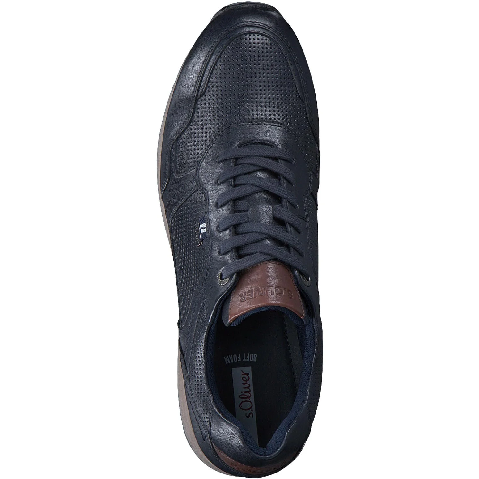 Кросівки s.Oliver Шкіряні на плоскій підошві на шнурівці, фото №3 Кросівки s.Oliver Шкіряні на плоскій підошві на шнурівці, фото №3