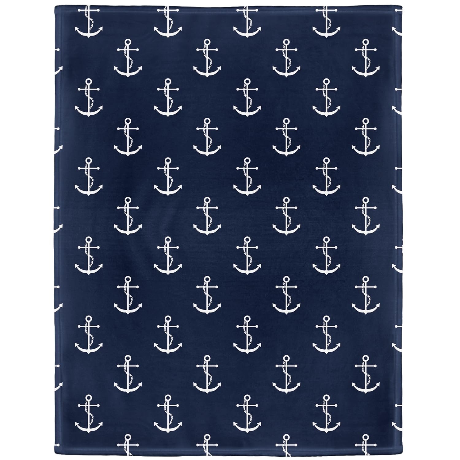 Одеяло YISUMEI 150 x 200 см Мягкое Фланелевое Одеяло Мягкий Флис Синий Якорь, фото №1 Одеяло YISUMEI 150 x 200 см Мягкое Фланелевое Одеяло Мягкий Флис Синий Якорь, фото №1