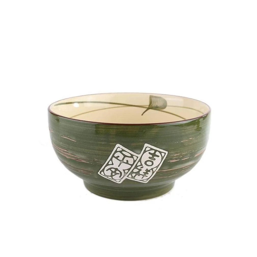 Большая японская миска lachineuse Zen Nippon, зеленый тон, 16.5 см, 1000 мл, фото №2