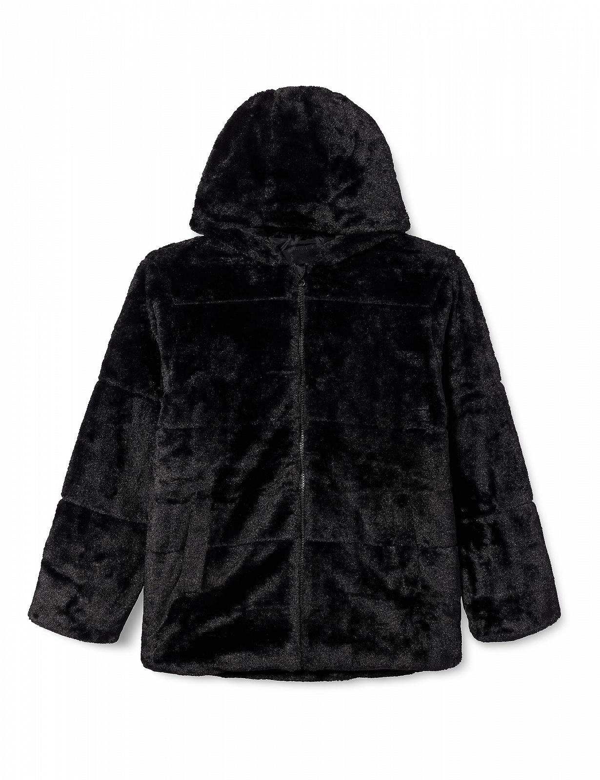 Куртка NAME IT Для девушек Nkfmosa Fake Fur Jacket W Hood Pb, фото №1