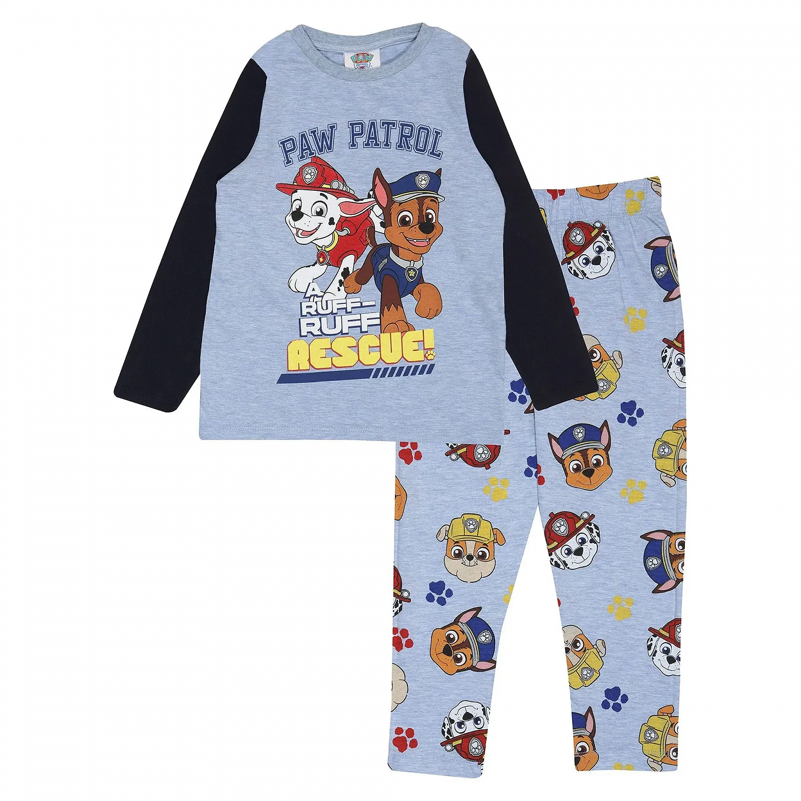 Комплект піжами Paw Patrol Ruff Ruff Rescue Довга дитяча, фото №1