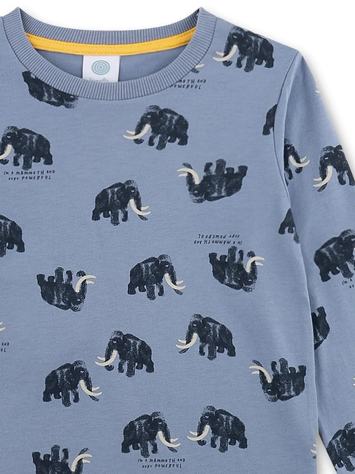 Піжама Sanetta для хлопчиків Синій Mammut, фото №3