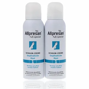 Крем-піна Allpresan Fuß Spezial No. 1 для чутливих стоп щоденний догляд 125 мл (упаковка з 2 шт) - Фото 1