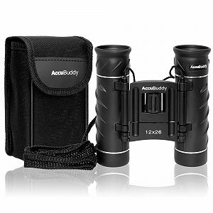 Бінокль AccuBuddy Mini-Teleskop 12x26 легкий компактний чорний - Фото 1