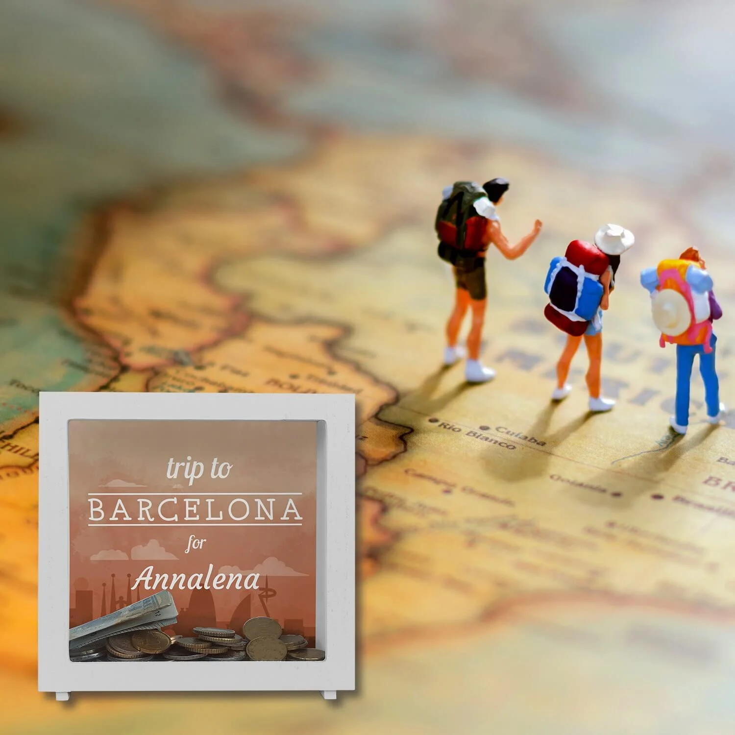 Скарбничка Trip to Big City персоналізована New York, фото №8