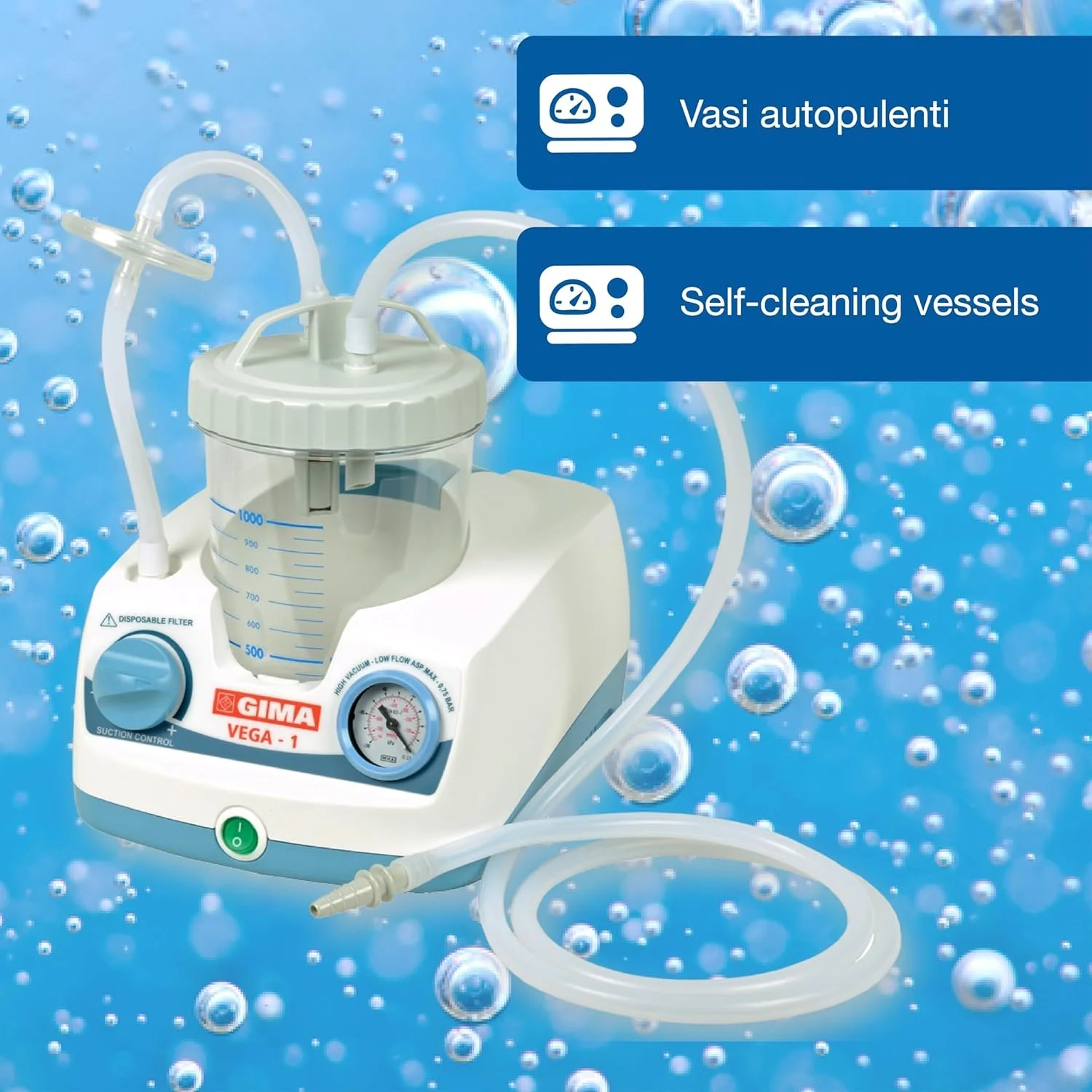 Аспиратор GIMA VEGA UNO White, фото №4 Аспиратор GIMA VEGA UNO White, фото №4