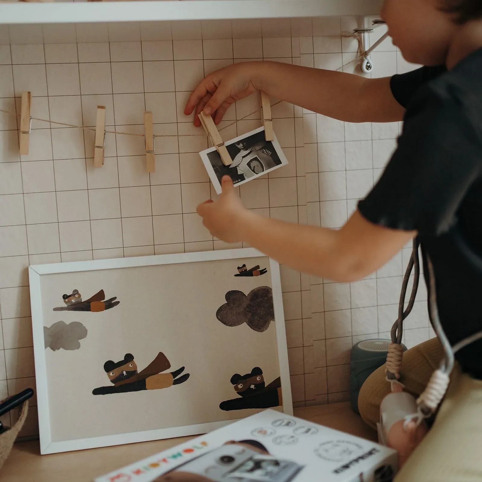 Фотокамера мгновенной печати KIDYWOLF Peach Персиковая, фото №8