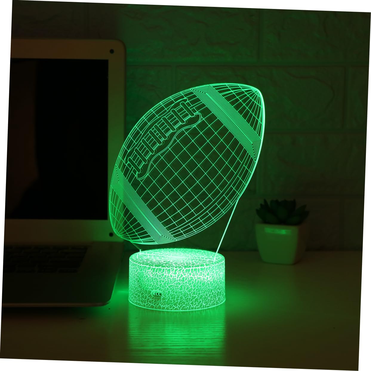 Лампа Housoutil Night Light Touch Desk LED USB 3D, фото №4