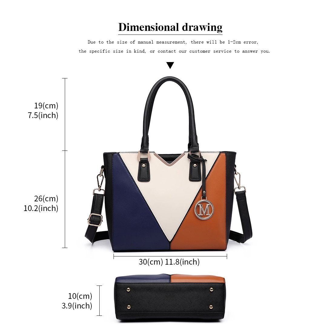 Сумка Miss Lulu V-подібний дизайн Багато відділень, фото №3
