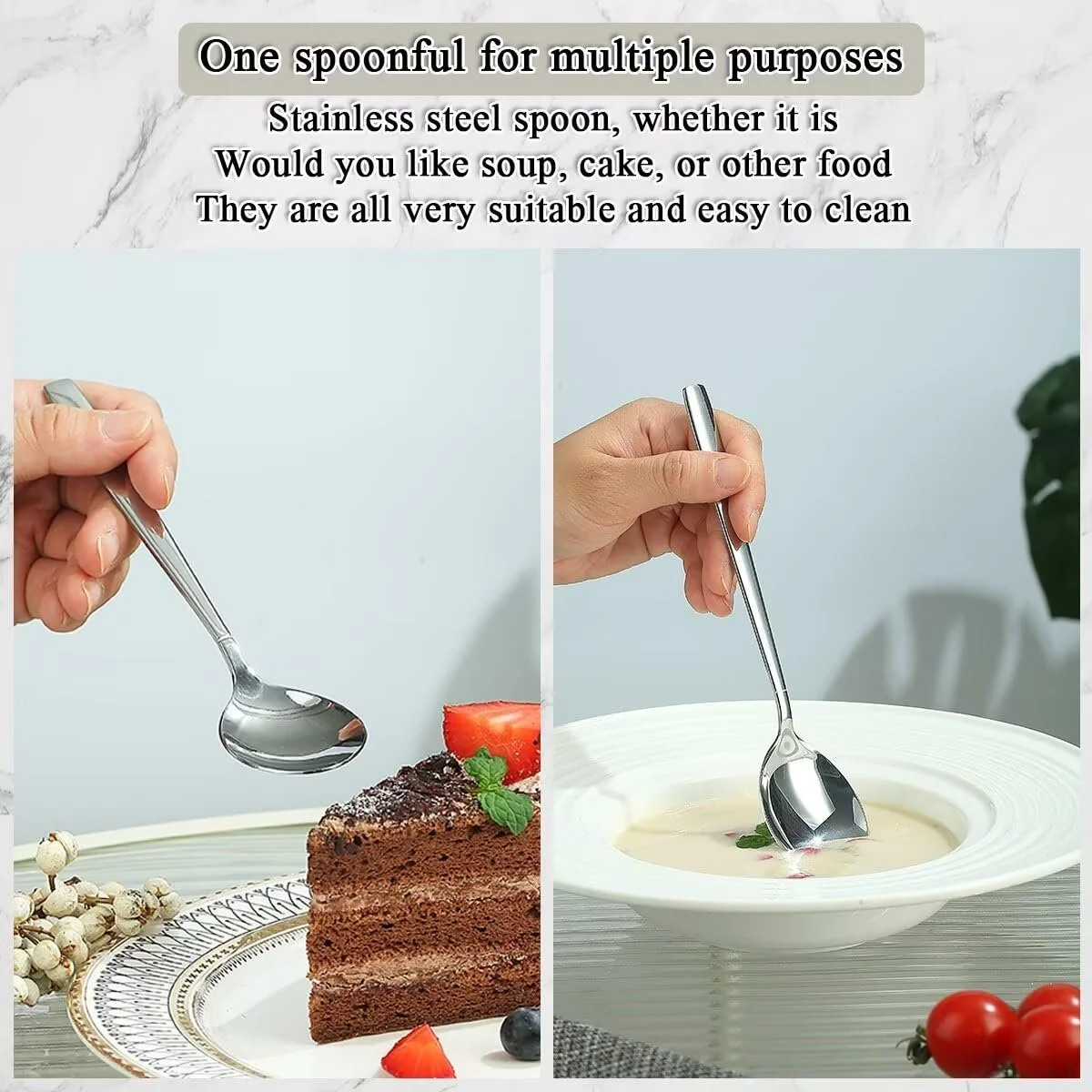 Ложка столова Berglander з нержавіючої сталі, набір 12 штук, фото №7 Ложка столова Berglander з нержавіючої сталі, набір 12 штук, фото №7