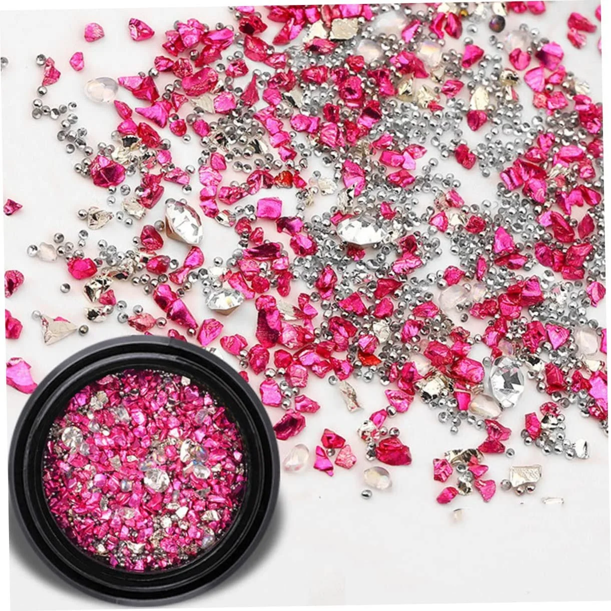 Стрази Діамантові. Багатоколірні Блискітки для нігтів, фото №8