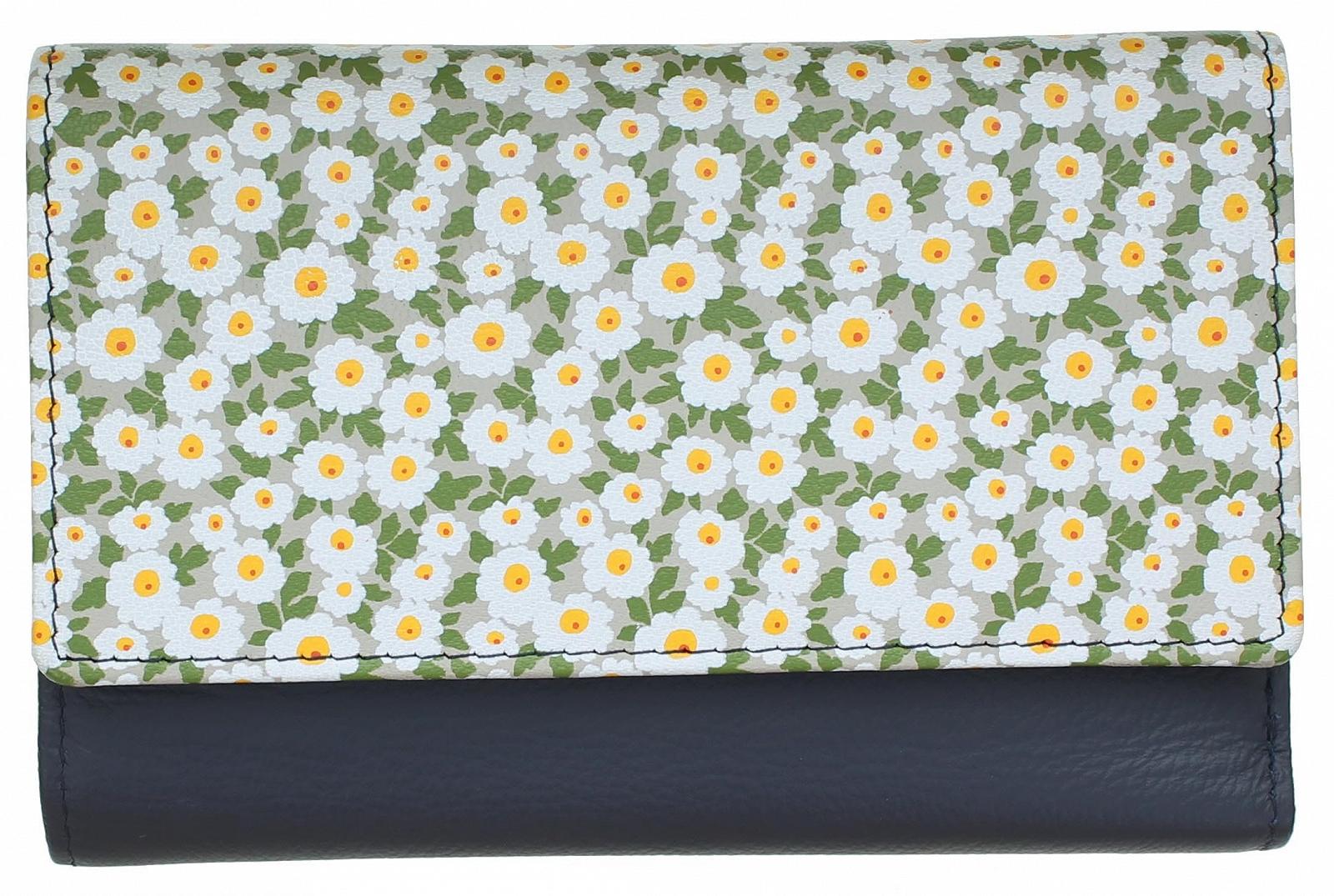 Кошелек кожаный Mala Leather Maisie Collection RFID Blocking 3637_02, темно-синий, RFID кошелек, фото №1