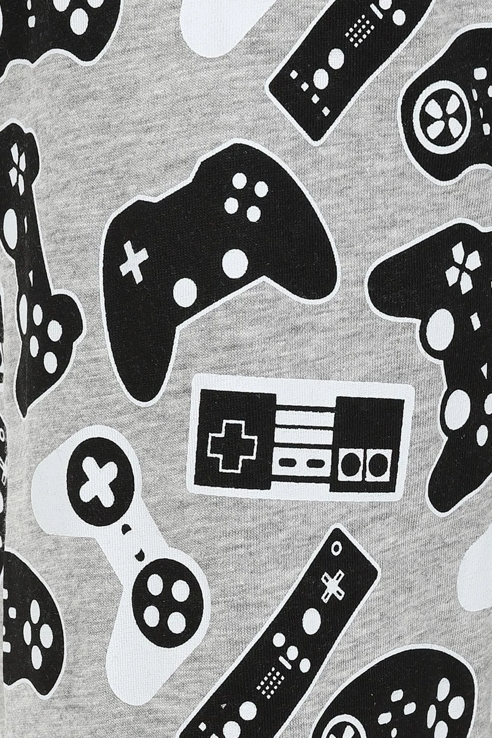 Піжама для хлопчиків I Had To Pause My Game to Be Here Gaming Controller Сіра Довга Бавовна, фото №5