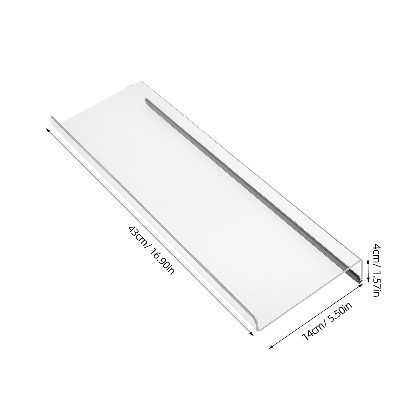 Подставка для клавиатуры Прозрачная акриловая Универсальная для компьютерного стола, фото №2