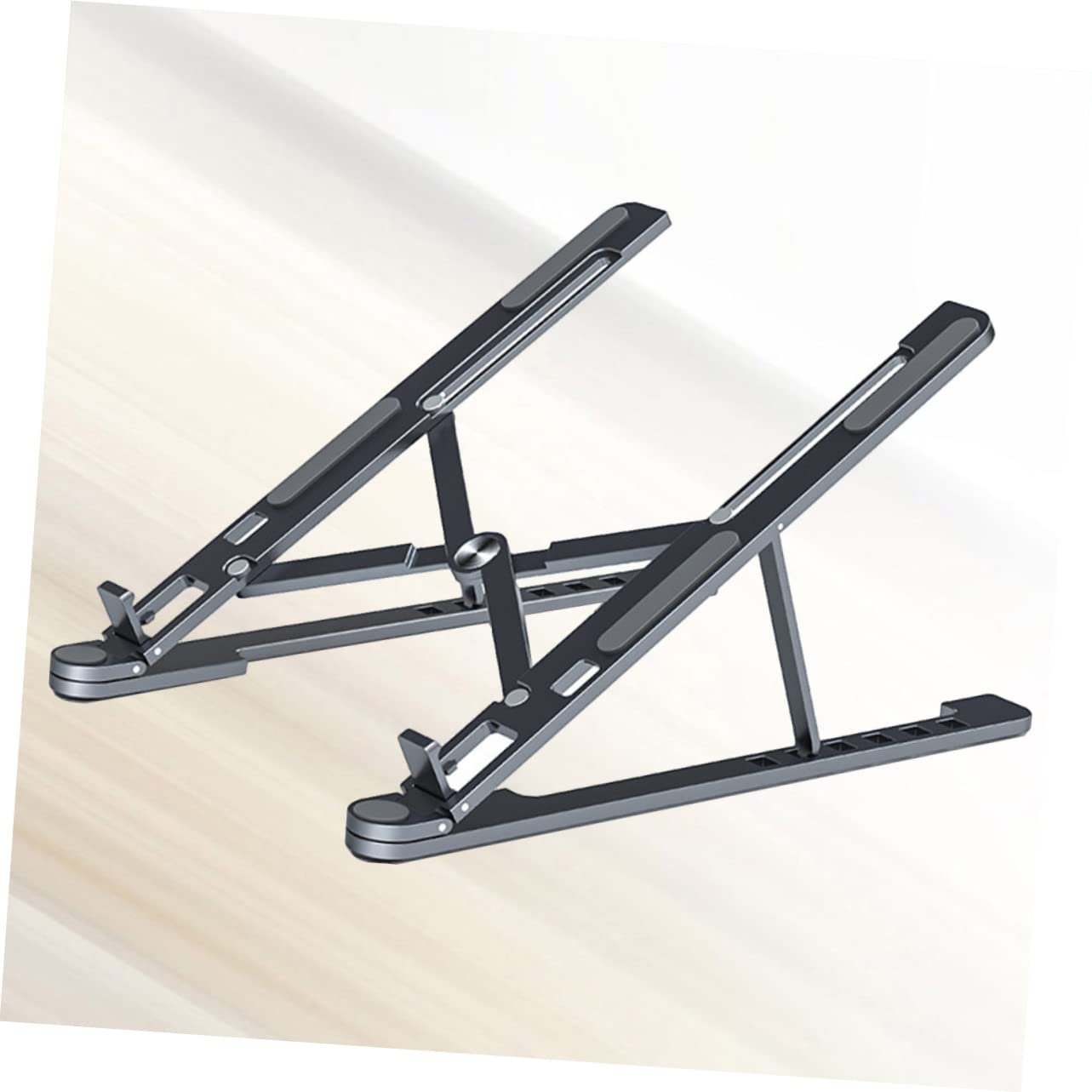 Підставка для ноутбука складана Алюмінієвий сплав Регульована по висоті Охолоджуюча Темно-сірий, фото №6 Підставка для ноутбука складана Алюмінієвий сплав Регульована по висоті Охолоджуюча Темно-сірий, фото №6